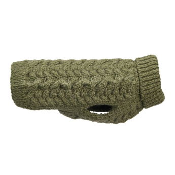 Basic Wool -neule koiralle sammaleenvihreä