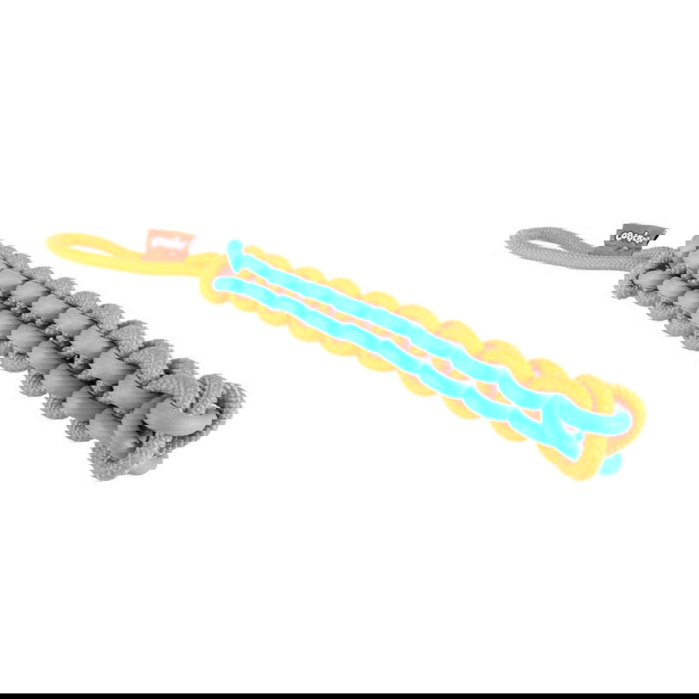 Coockoo Twisting koiran köysilelu, sininen-oranssi