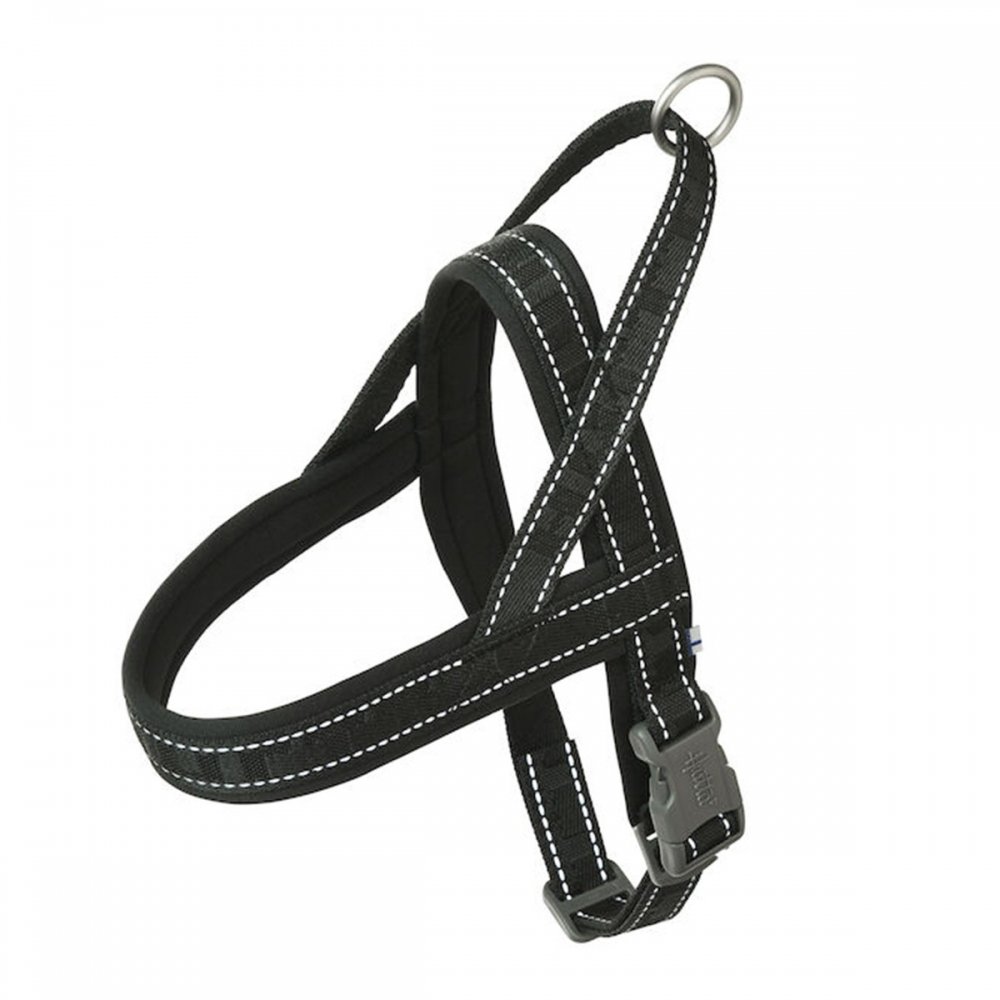 Hurtta Casual Eco -valjaat koiralle, musta (70-80 cm)