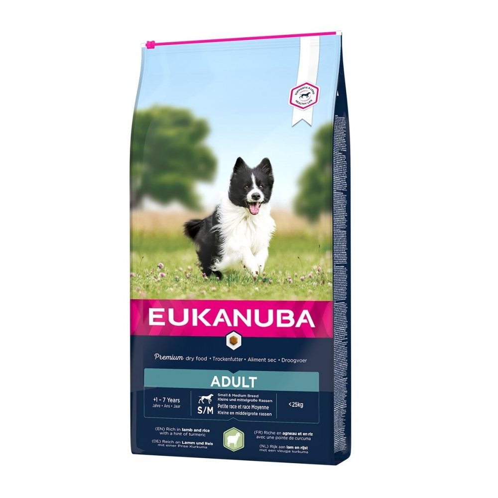 Eukanuba Adult Small & Medium Breed Lamb & Rice (12 kg)