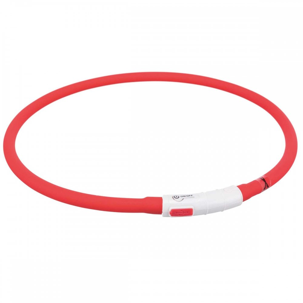 Trixie USB-ladattava valopanta, silikoni (Punainen)