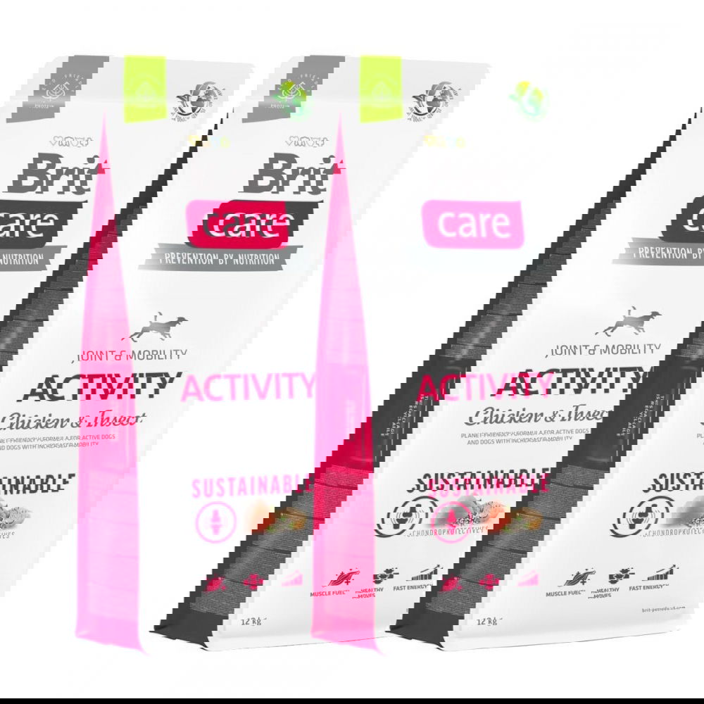 Brit Care Dog Adult Activity Sustainable Chicken & Insect 2x12 kg