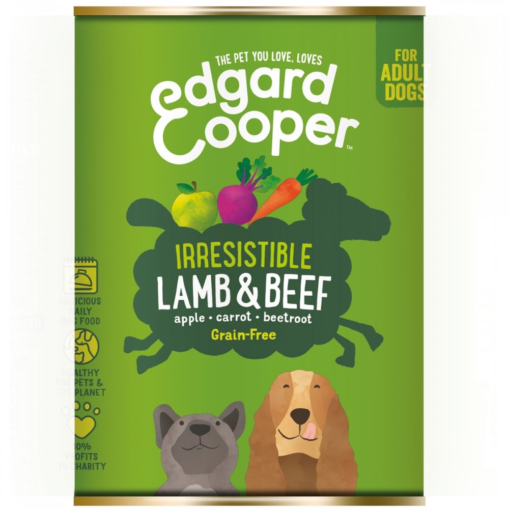Edgard & Cooper Dog Adult Lamb & Beef 400 g