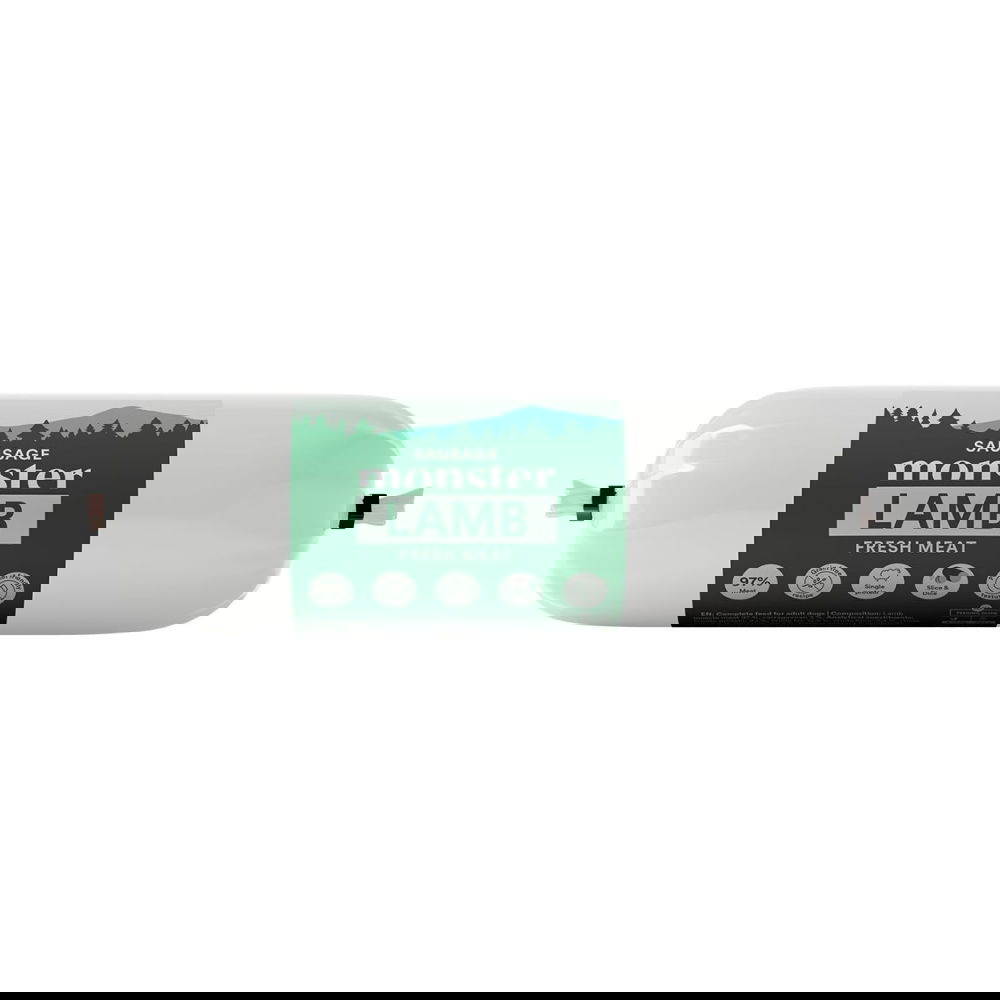 Koiran treenimakkara Monster, lammas (400 g)