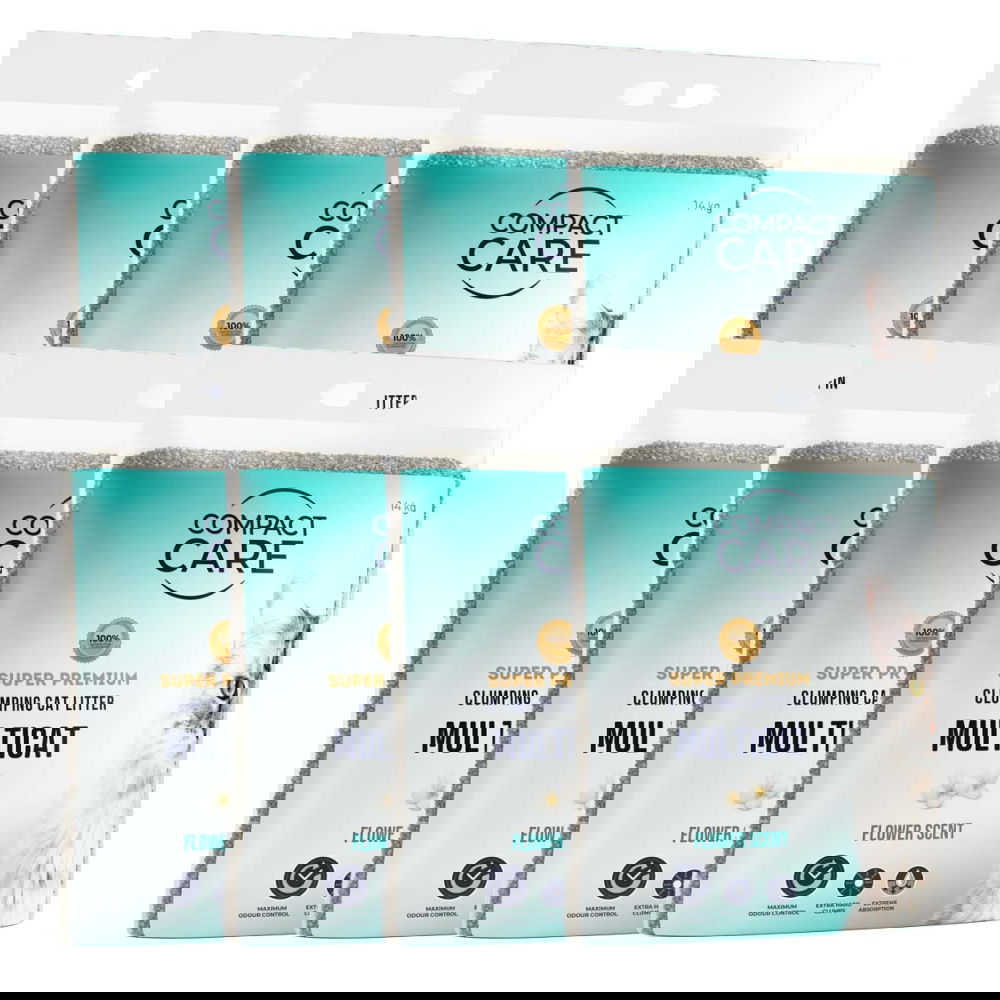 Compact Care Multicat Flower 8 x 14kg