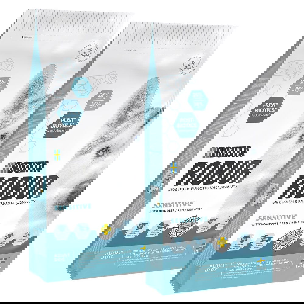 Bozita Robur Adult Sensitive Reindeer 2x12 kg