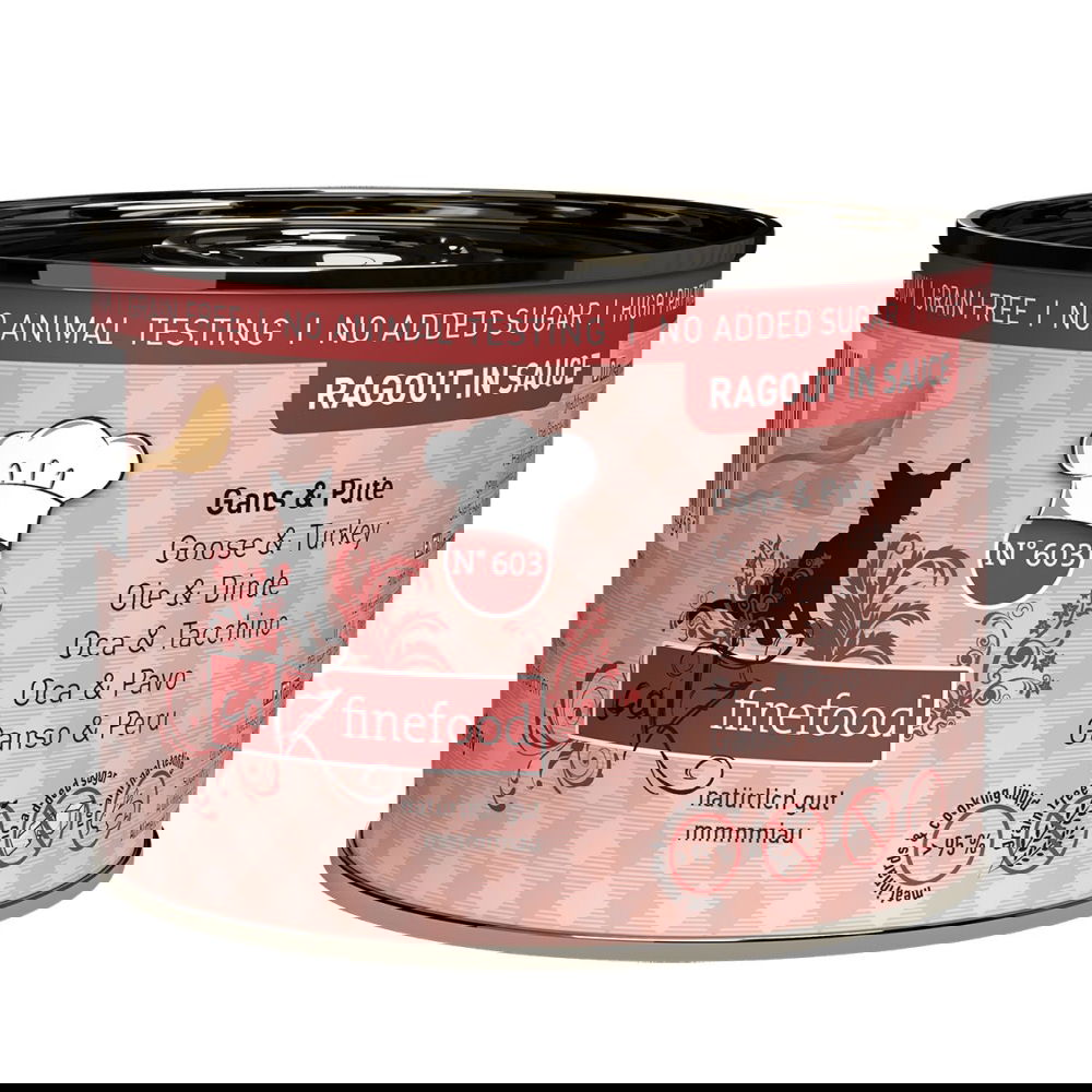 Catz finefood Ragout N°603 hanhi & kalkkuna 190 g