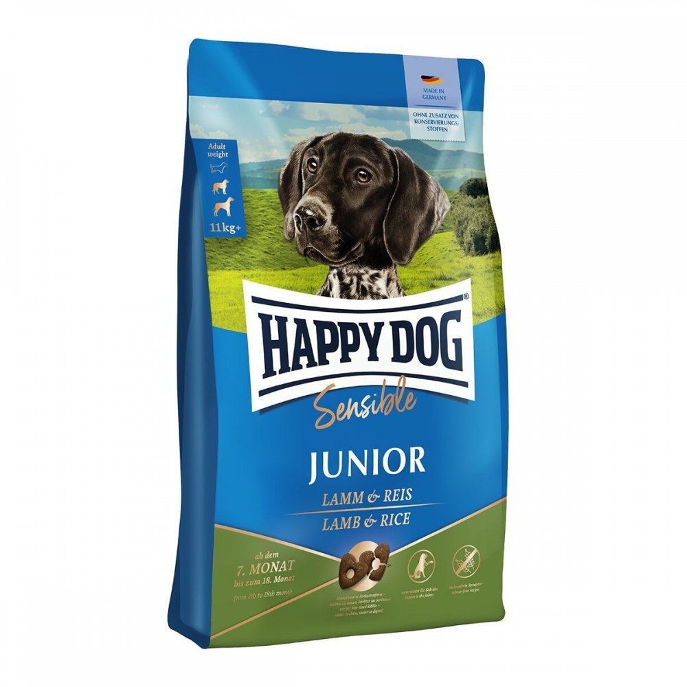 Happy Dog Sensible Junior Lamb & Rice 10kg