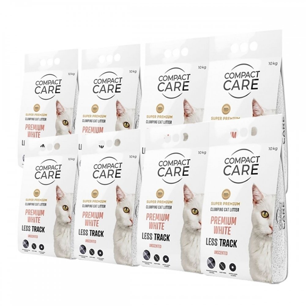Compact Care Premium White Less Track 8 x 10kg Compact Care Premium White Less Track 8 x 10kg