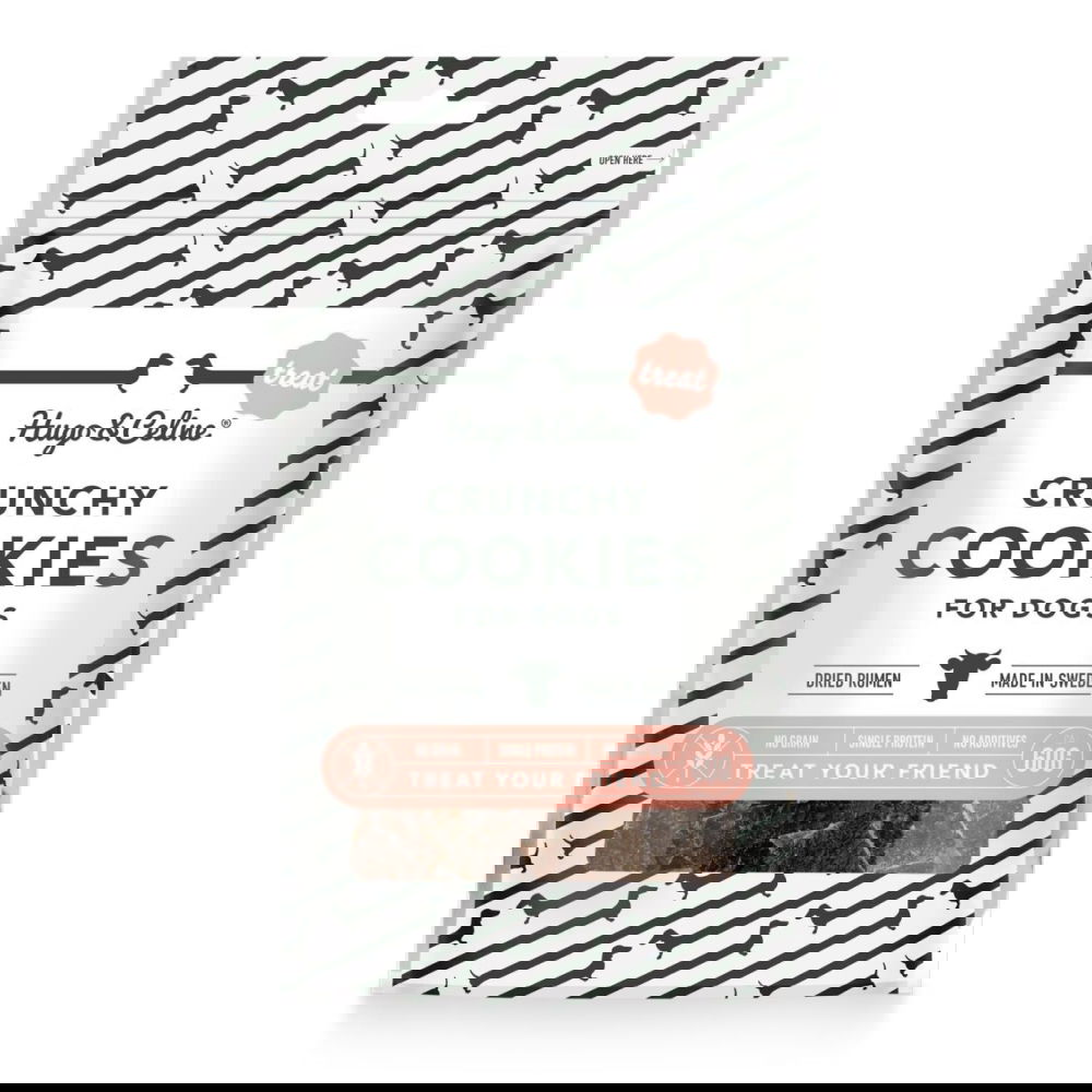 Hugo&Celine Crunchy Cookies naudanmahakeksi (60 g)