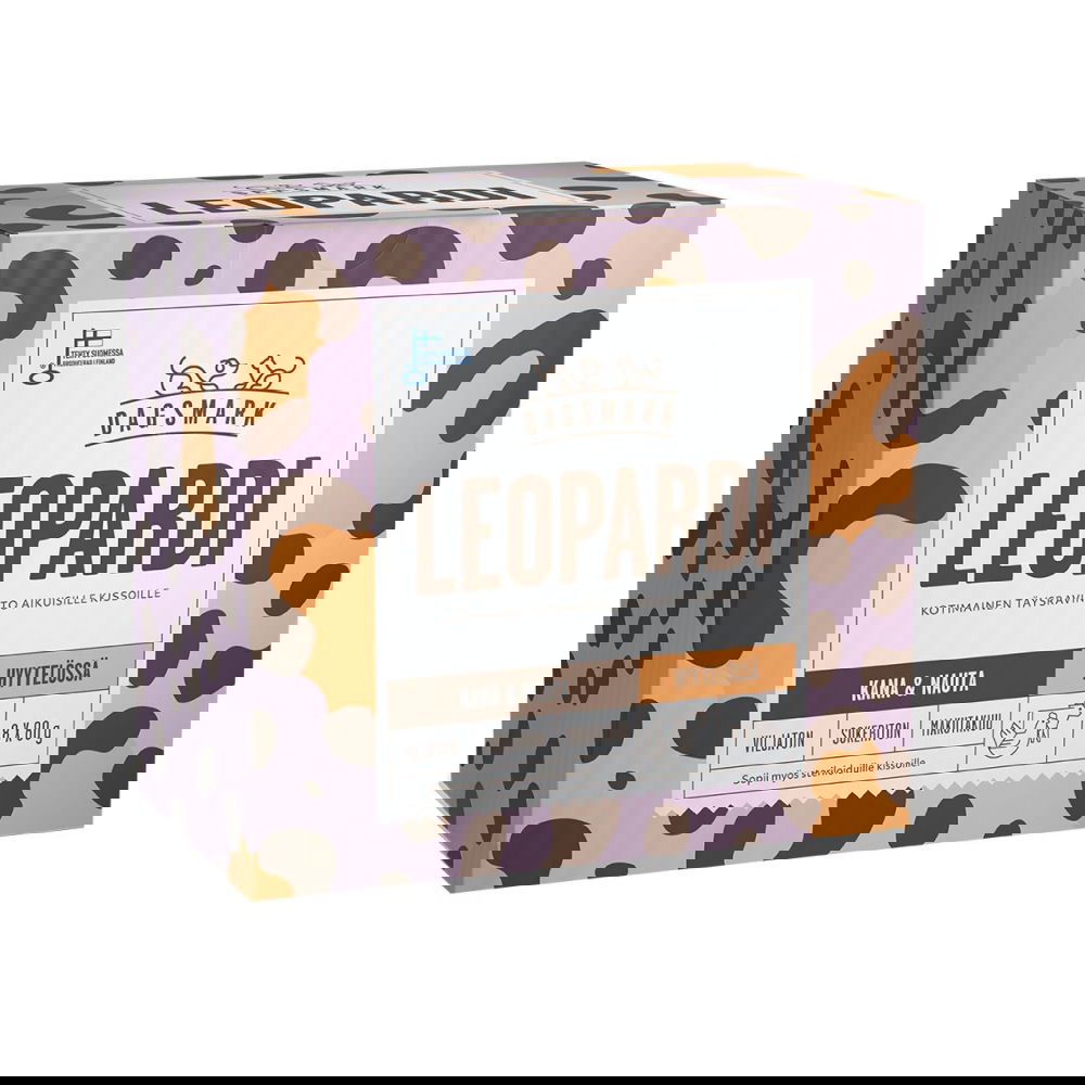 Dagsmark Leopardi kana-nauta hyytelössä 8x80g