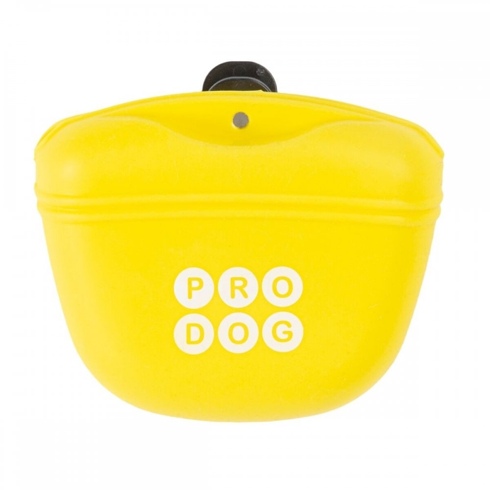 Silikoninen makupalapussi Pro Dog, keltainen Silikoninen makupalapussi Pro Dog, keltainen