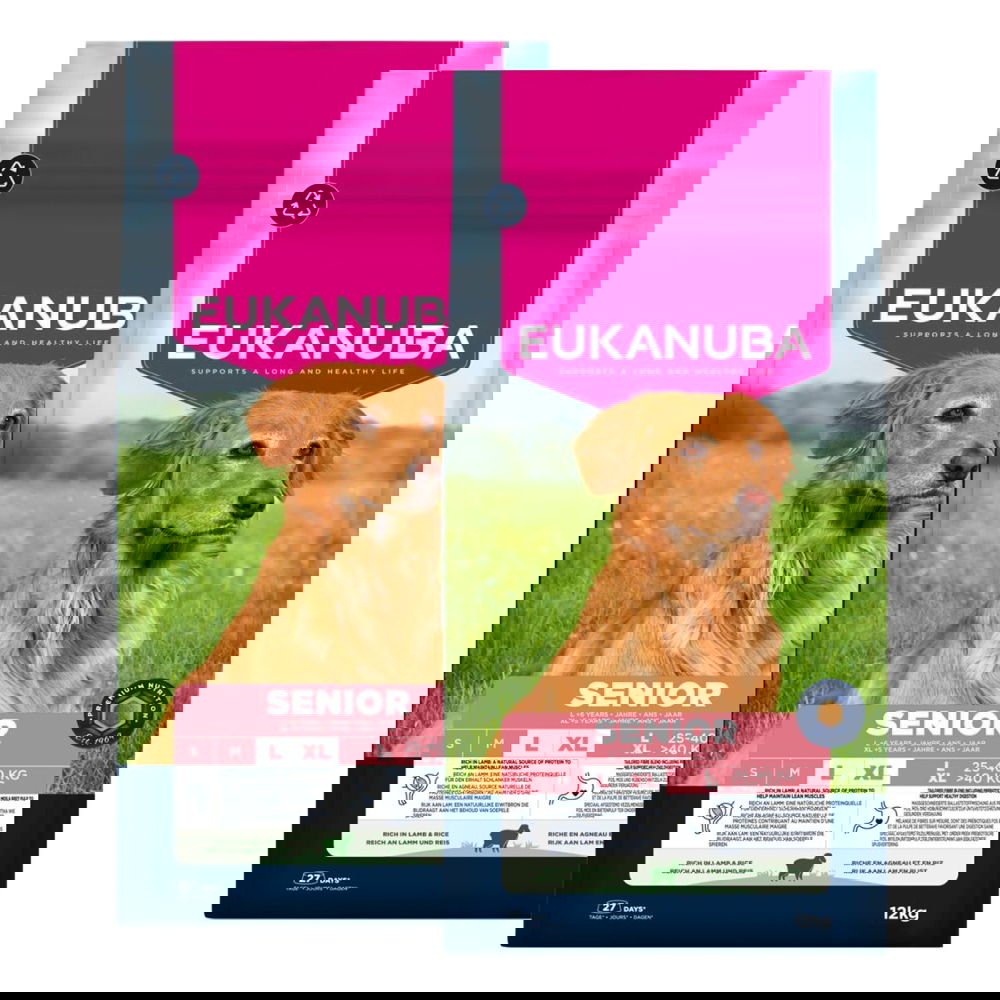 Eukanuba Senior LB Lamb&Rice 2 x 12kg
