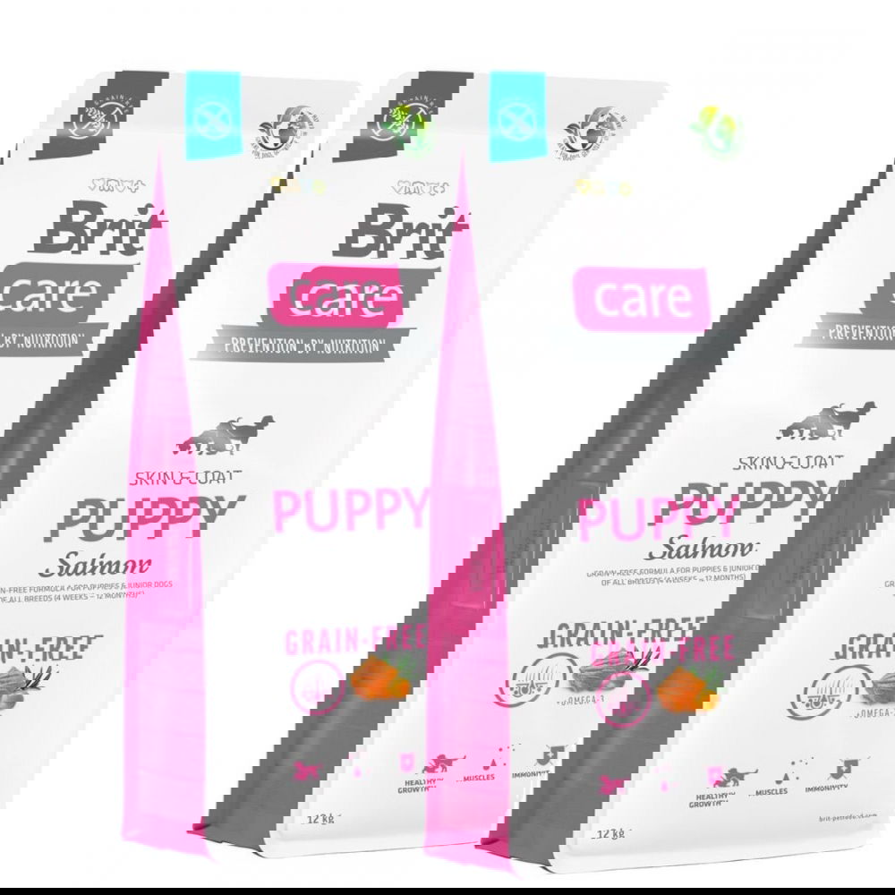 Brit Care Puppy Grain Free Salmon 2x12 kg