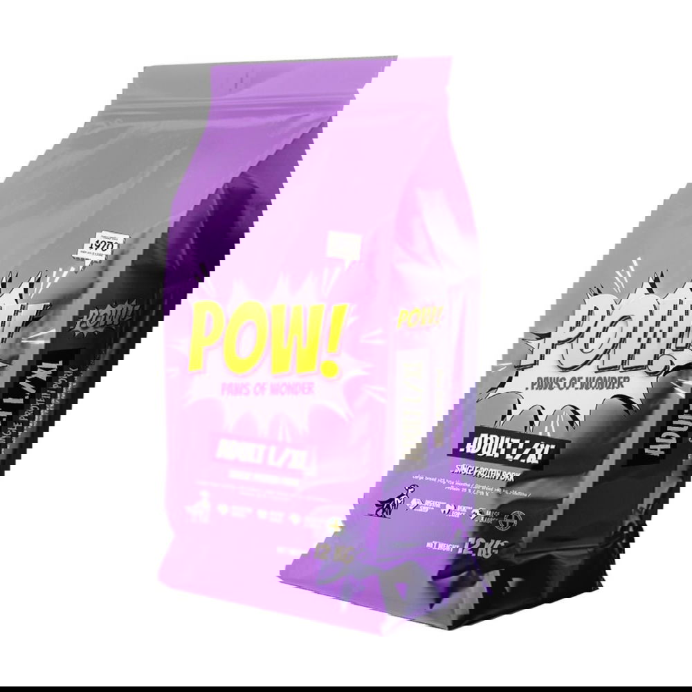 POW! Dog Adult L/XL Pork (12 kg)