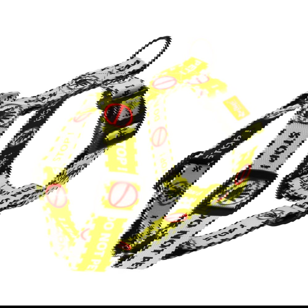 Dingo keltainen huomiovaljas Do Not Pet (L)