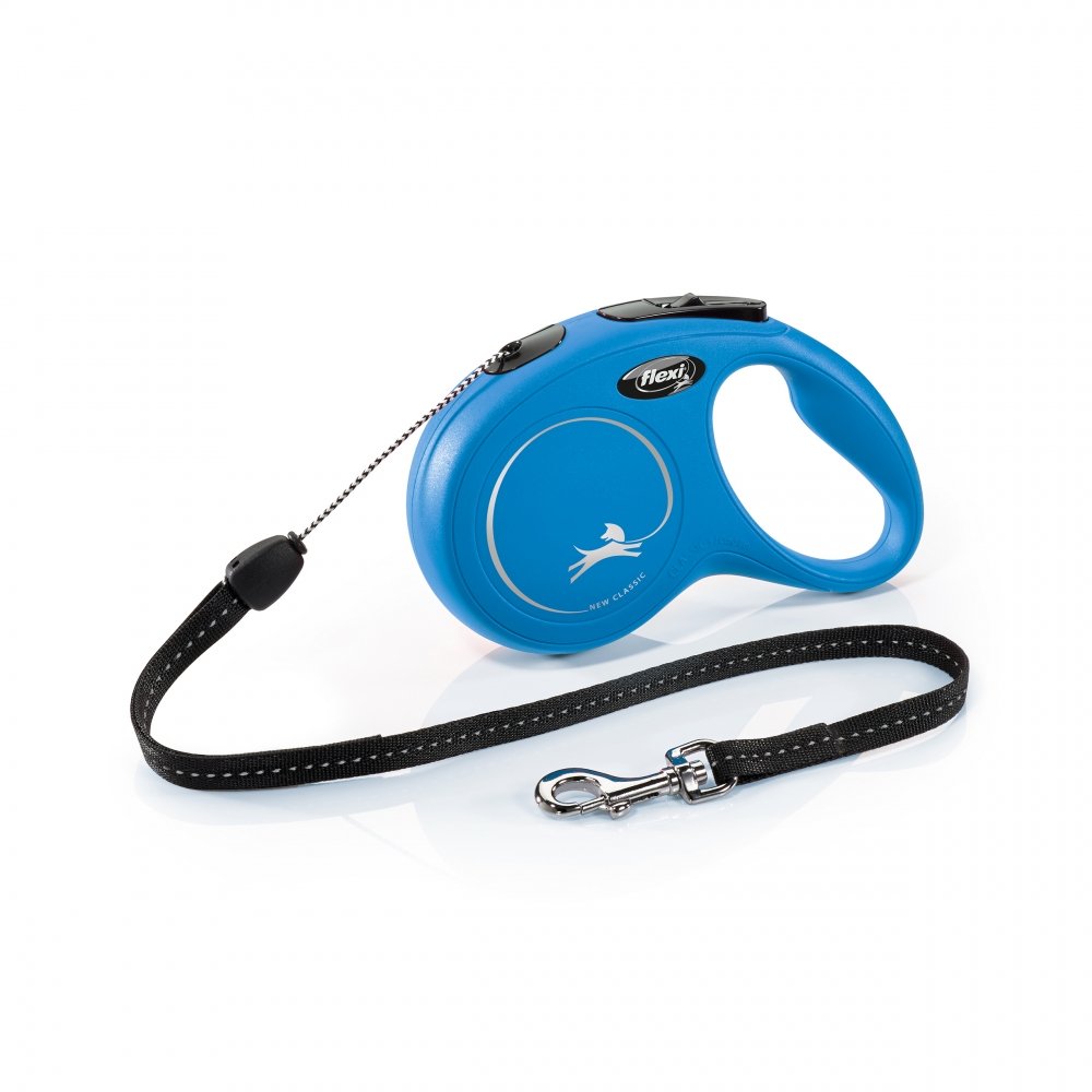 Flexi New Classic Cord S, 8 m / 12 kg (Sininen)