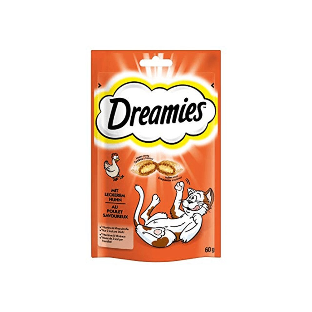 Kissan herkku Dreamies Kana, 60 g