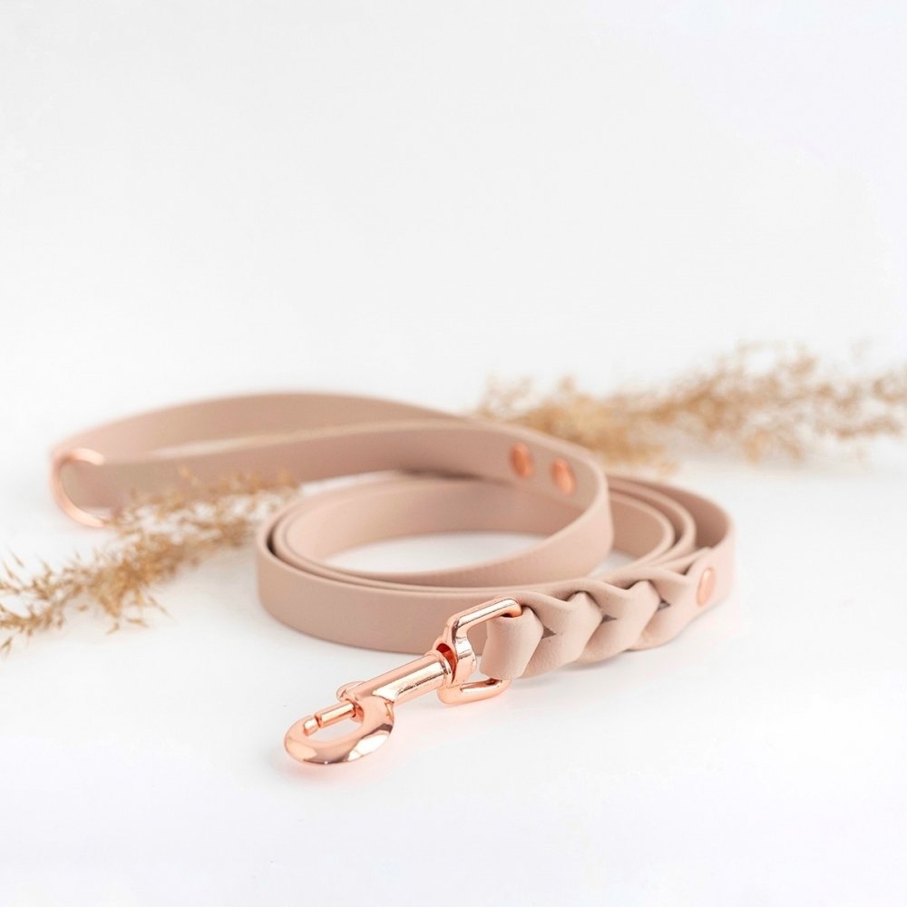 Tyylivoitto Braid hihna, nude/ruusukulta 200cm (16mm x 200cm)