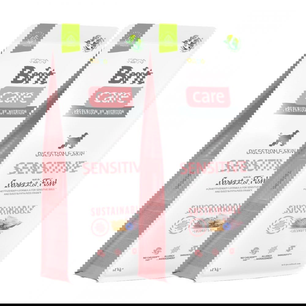 Brit Care Dog Adult Sensitive Sustainable Insect & Fish 2x12 kg