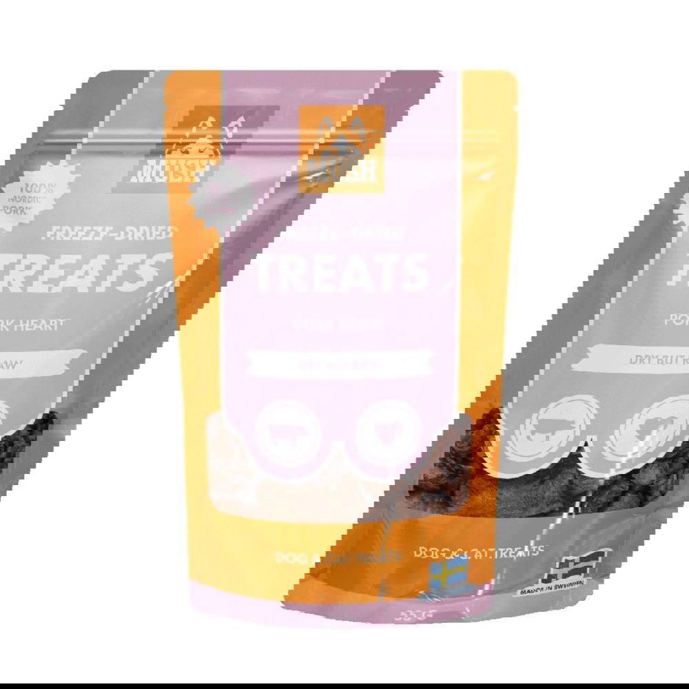 MUSH Freeze-Dried Possunsydän 50g herkku koiralle