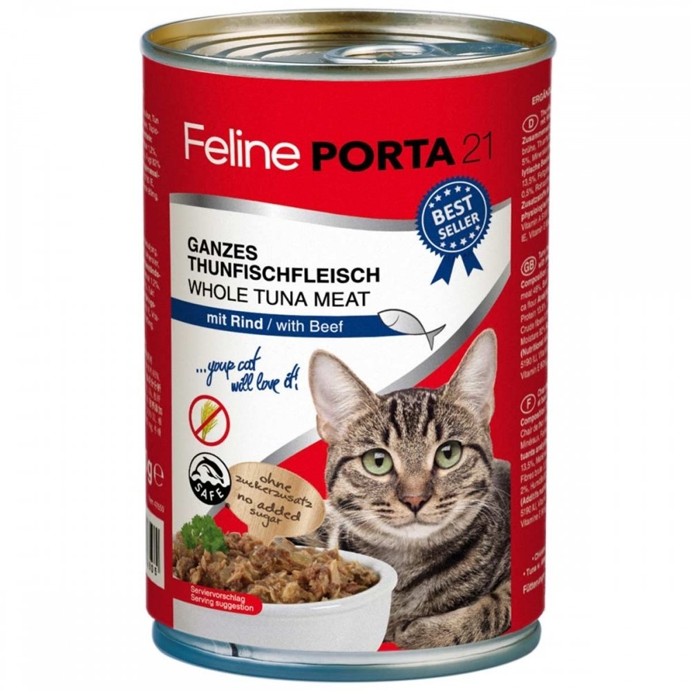 Feline Porta 21 Tonnikala & Nauta (400 g)