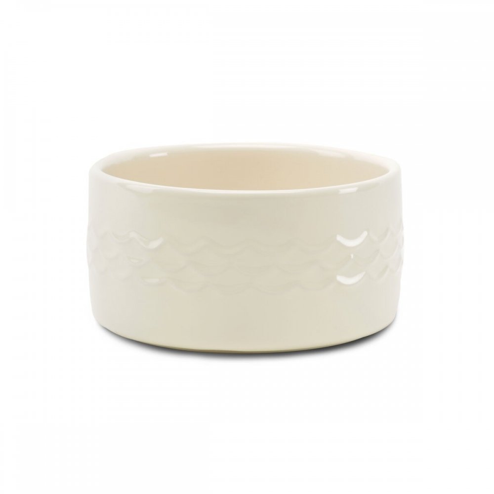 Koiran keraaminen kuppi Scruffs Icon, valkoinen (15 cm)