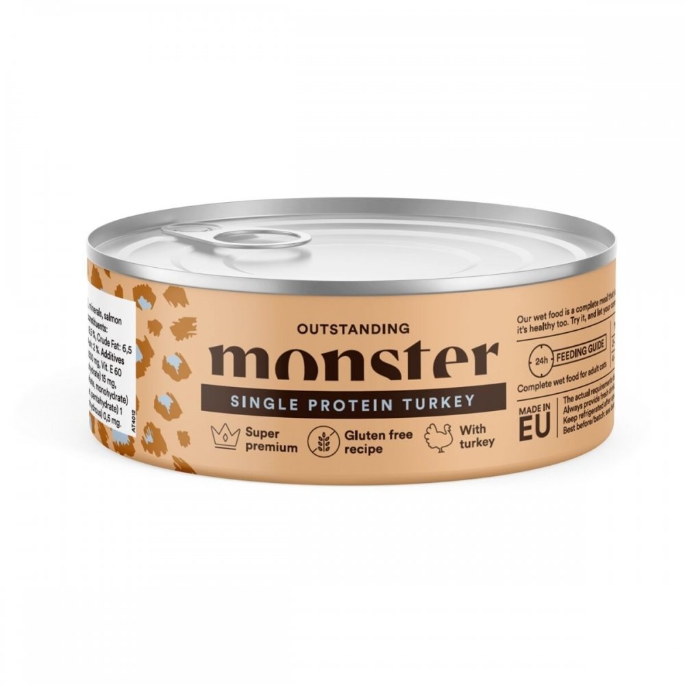 Monster Cat Adult Single Protein Kalkkuna 100g