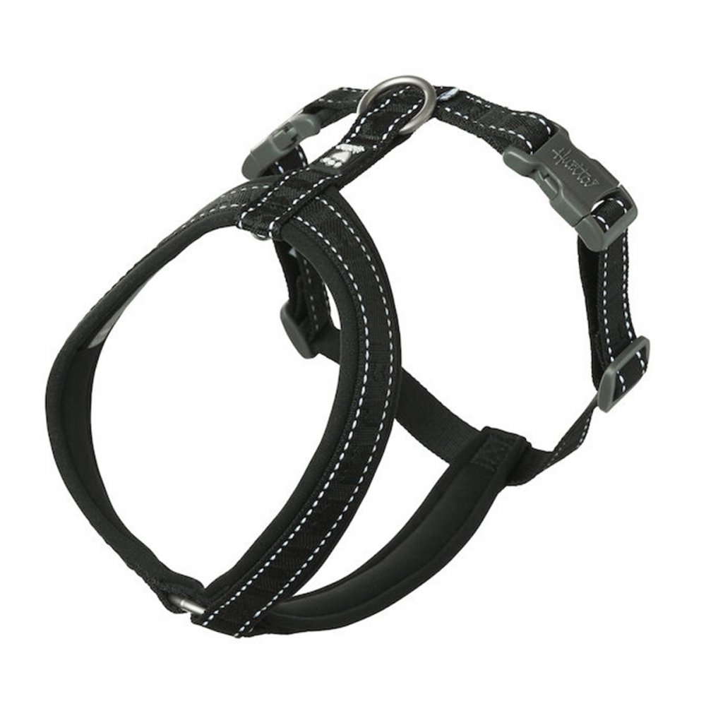 Hurtta Casual Eco Y-valjaat musta (35-45 cm)