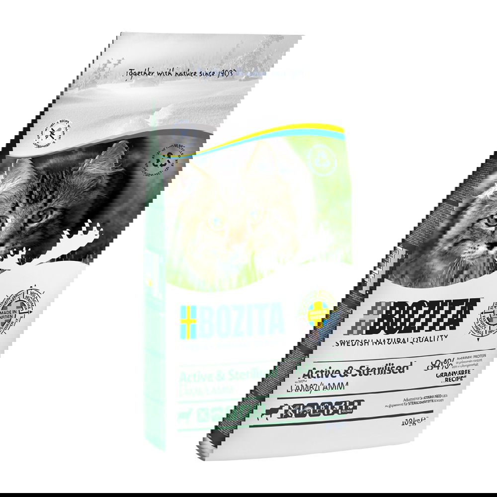 Bozita Feline Active & Sterilised Grain Free Lamb (10 kg)