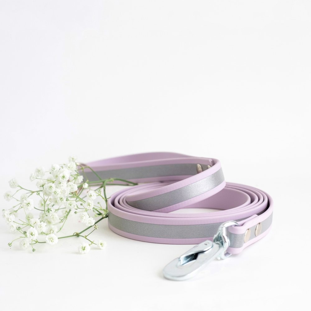 Tyylivoitto Shine Eazy -heijastinhihna, laventeli (2 m) Tyylivoitto Shine Eazy -heijastinhihna, laventeli (2 m)