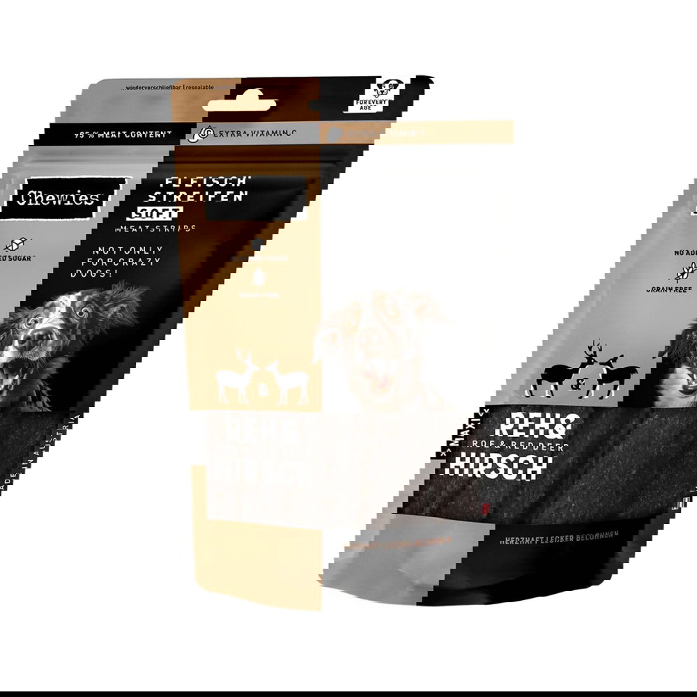 Chewies Kauris & Hirvi pehmeät lihasiivut (150 g)