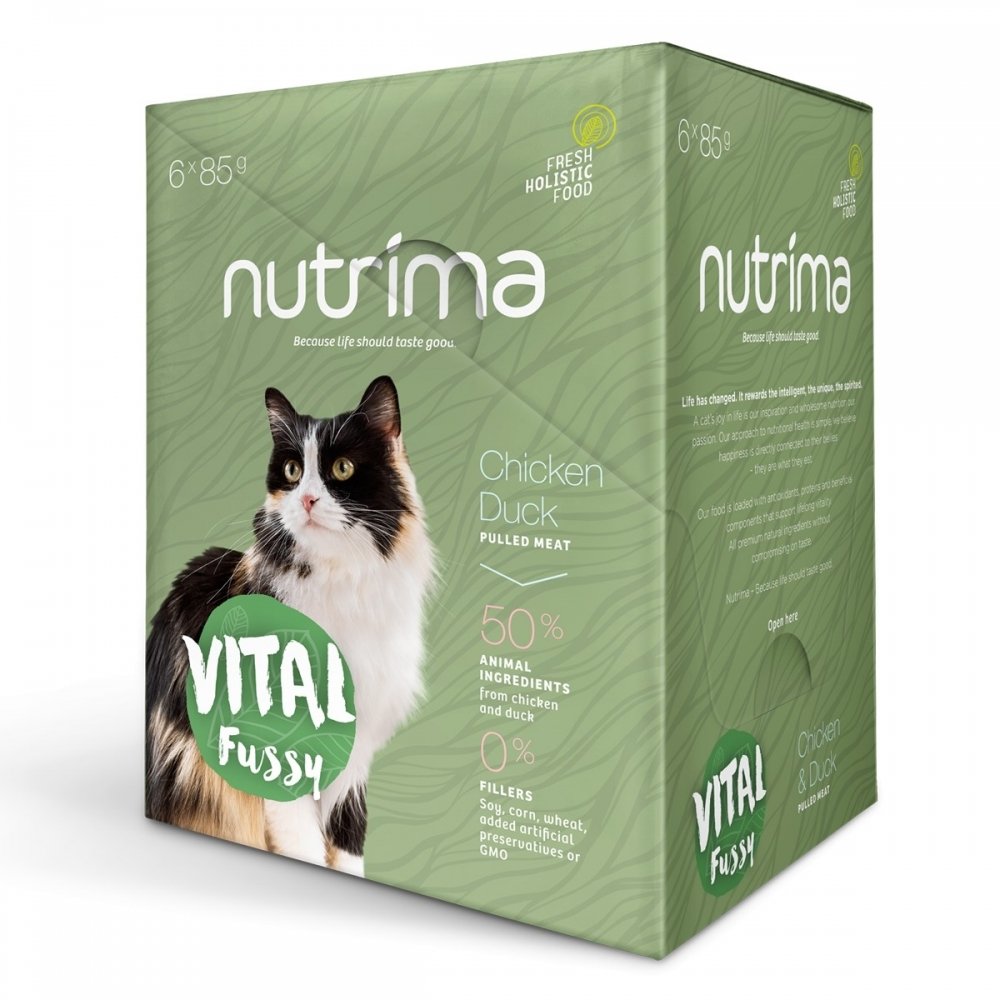 Nutrima Cat Vital Fussy märkäruoka 85g