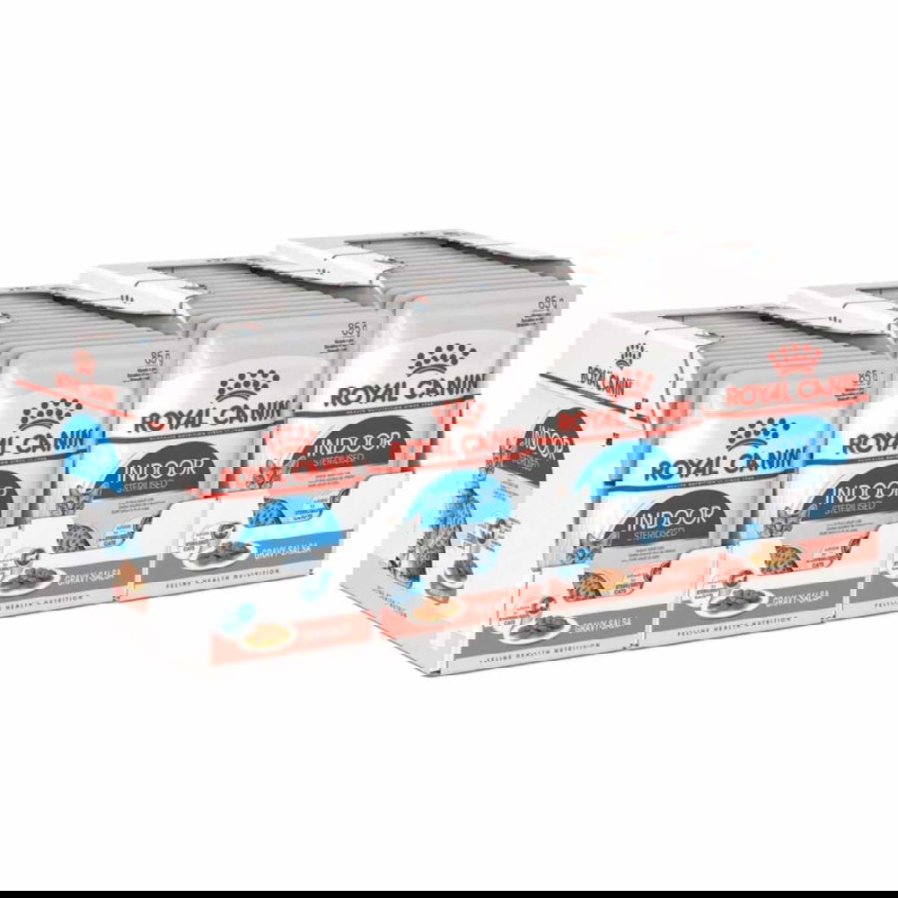 Royal Canin Indoor Gravy 85 g, 48-pack