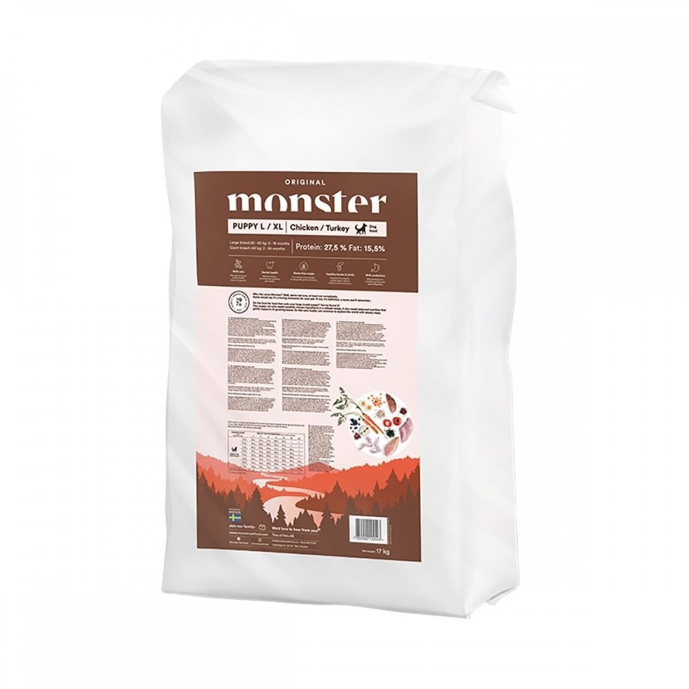 Monster Puppy L&XL Kana & Kalkkuna (17 kg)