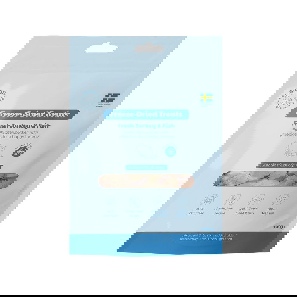 Buddy Freeze-dried kalkkuna & kala 100 g