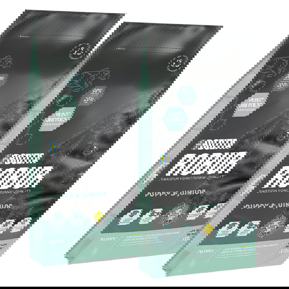 Bozita Robur Puppy & Junior 2x12 kg