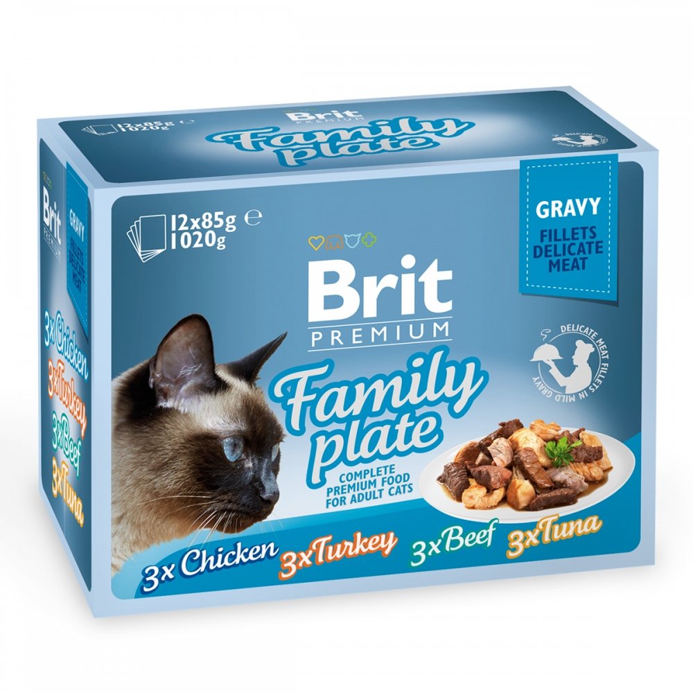 Brit Premium paloja kastik. Multipack 12x85g