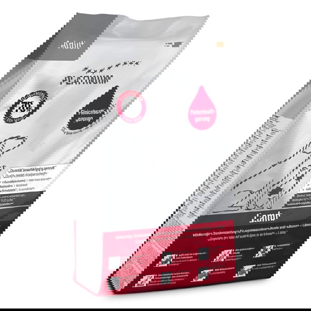 Platinum Adult Lammas, puolikostea (5 kg)