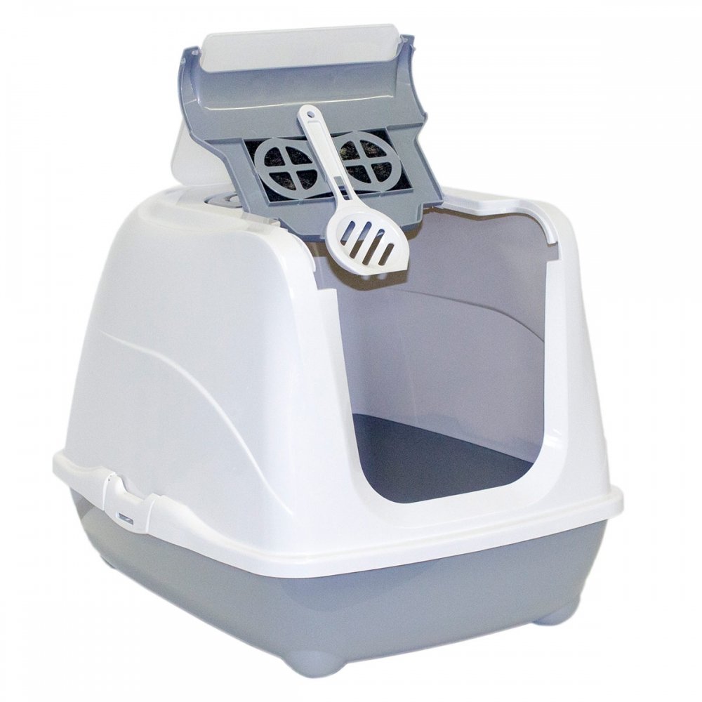 Kissanvessa Moderna Flip Cat (Harmaa)