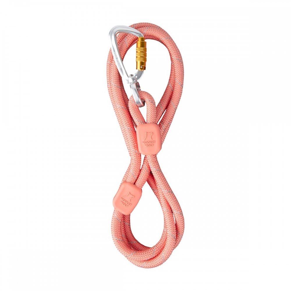 Woolly Wolf köysitalutin, salmon pink (8 mm x 180 cm)