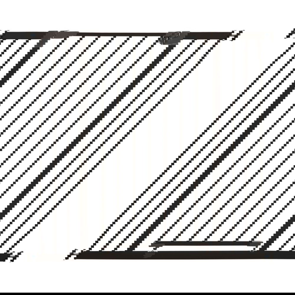 Koiraportti Basic Sturdy säädettävä,  leveä & korkea musta 93 x 99-105,5 cm