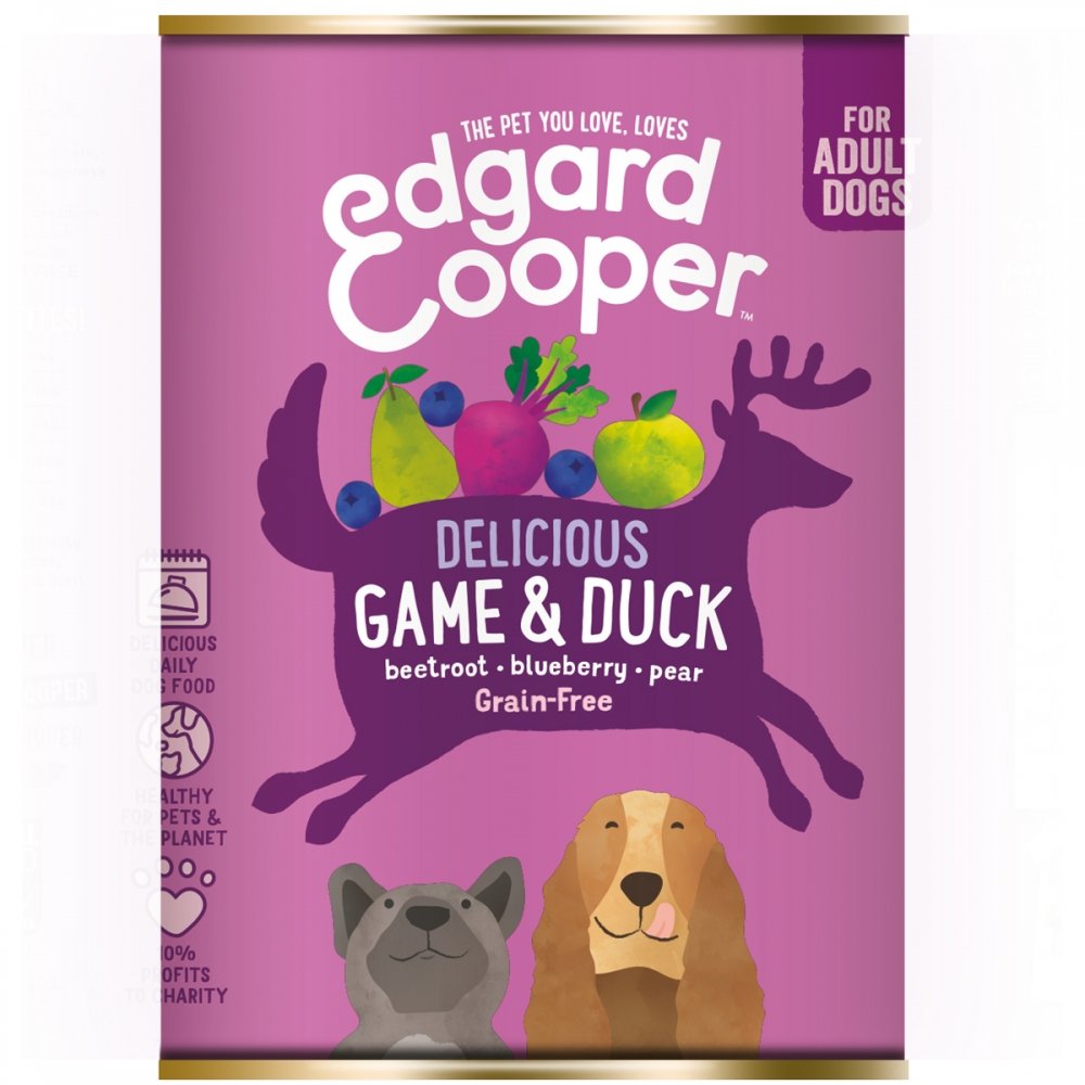 Edgard & Cooper Dog Adult Game & Duck 400 g Edgard & Cooper Dog Adult Game & Duck 400 g