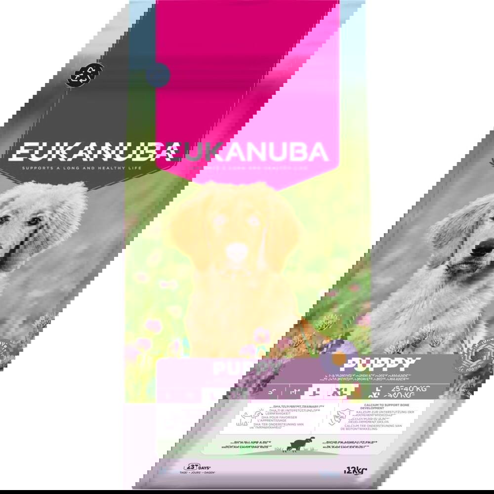 Eukanuba Puppy & Junior Large Breed Lamb & Rice (12 kg)