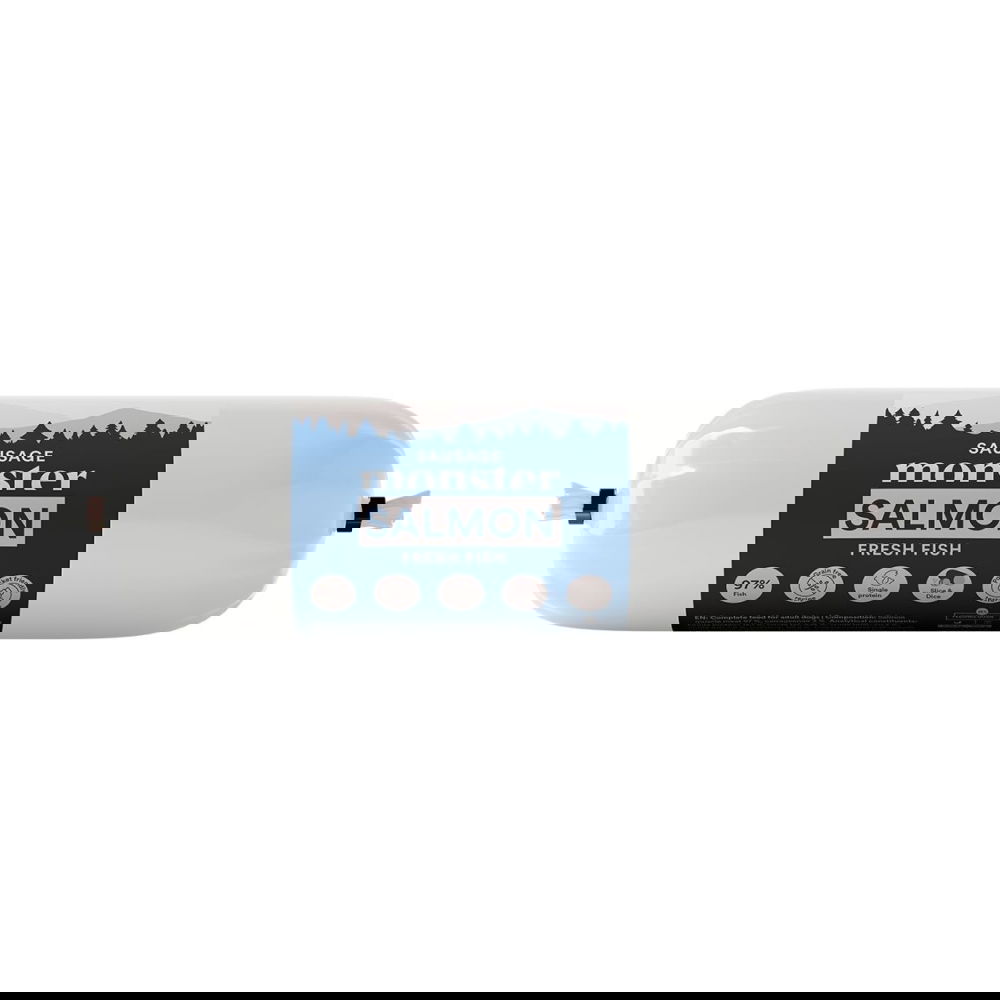 Treenimakkara Monster, lohi (400 g)