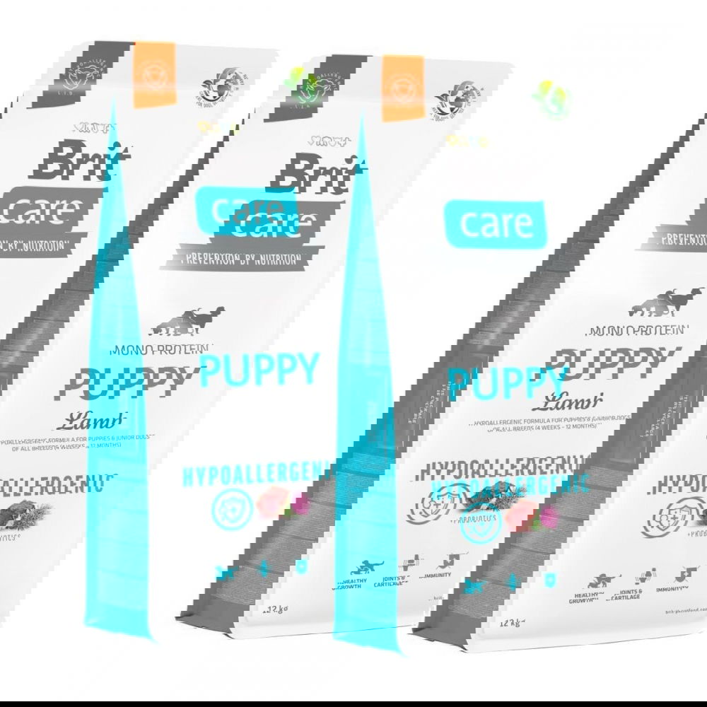 Brit Care Puppy Hypoallergenic Lamb 2x12 kg