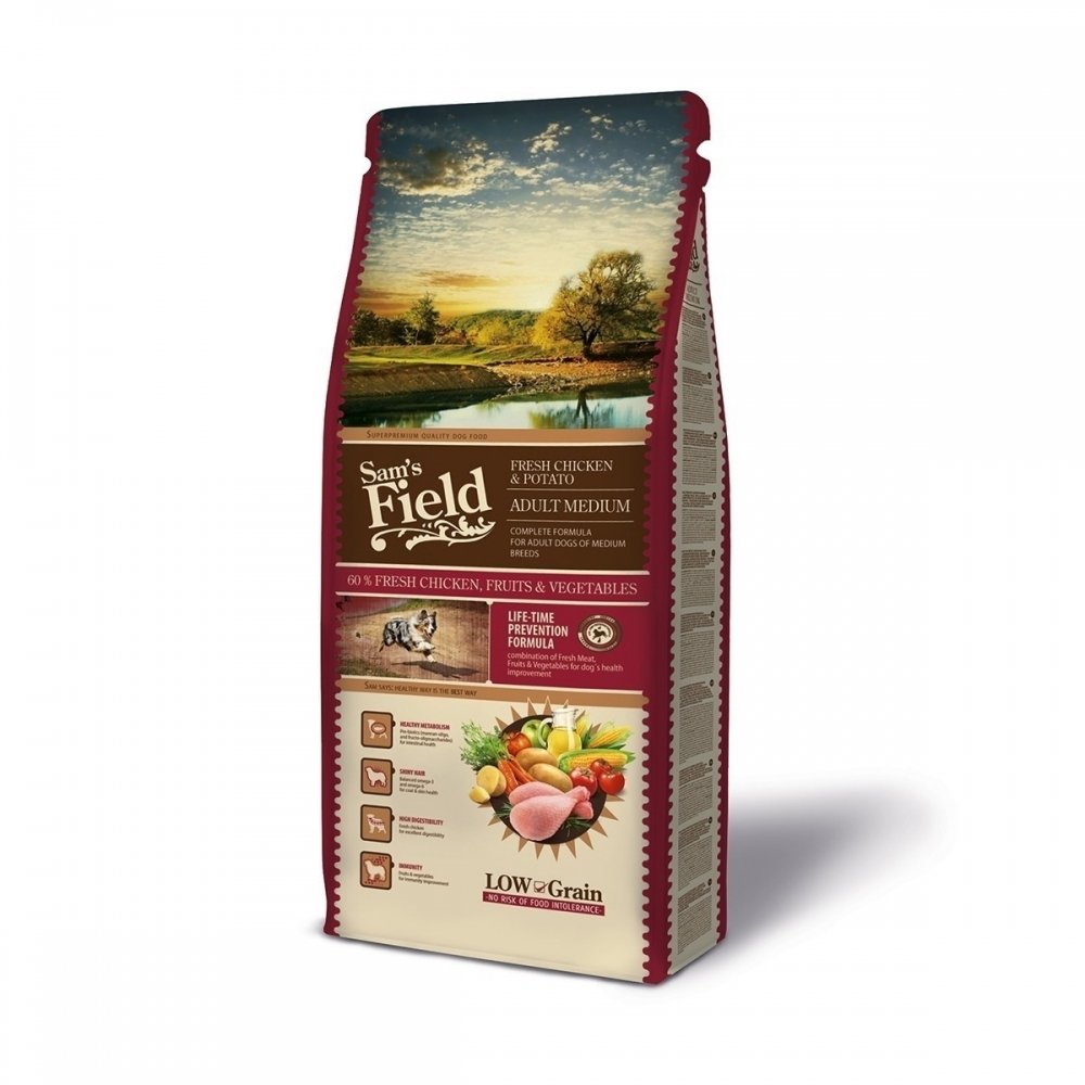 Sam&apos;s Field Chicken Medium Adult (13 kg)