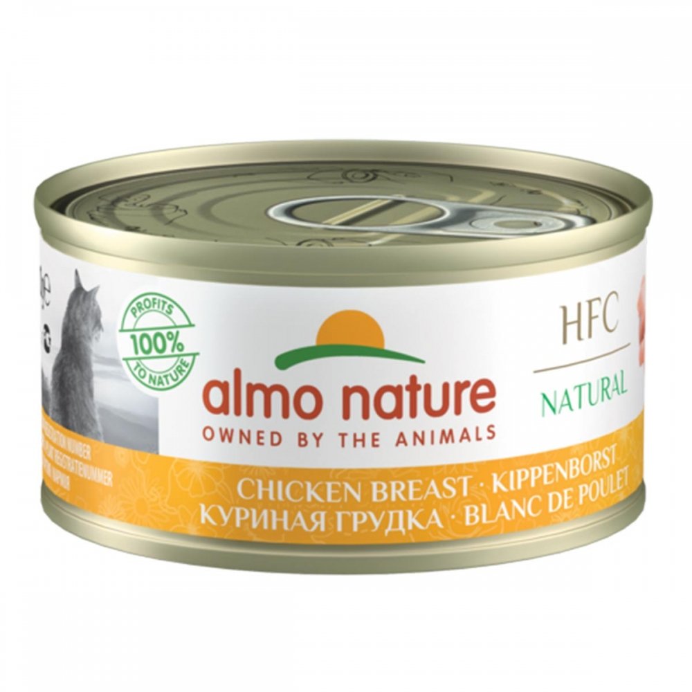 Almo Nature HFC -kissan märkäruoka, kananrinta 70 g