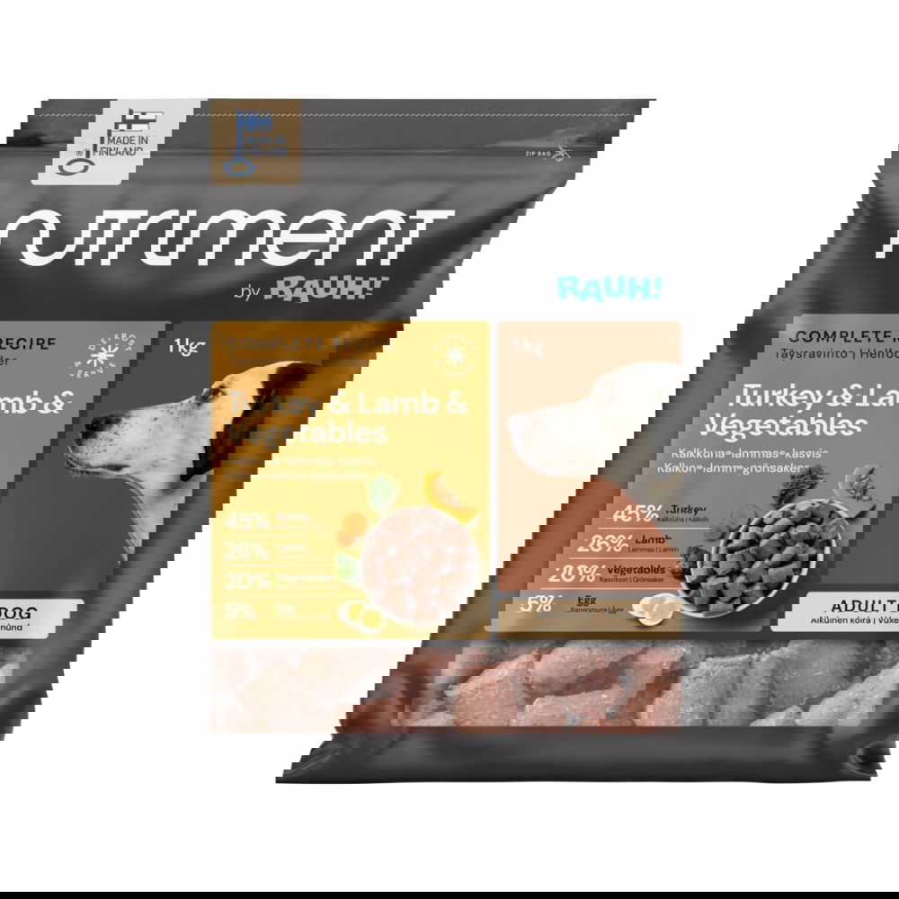 Nutriment by RAUH! Kalkkuna-lammas-kasvispullat 1 kg
