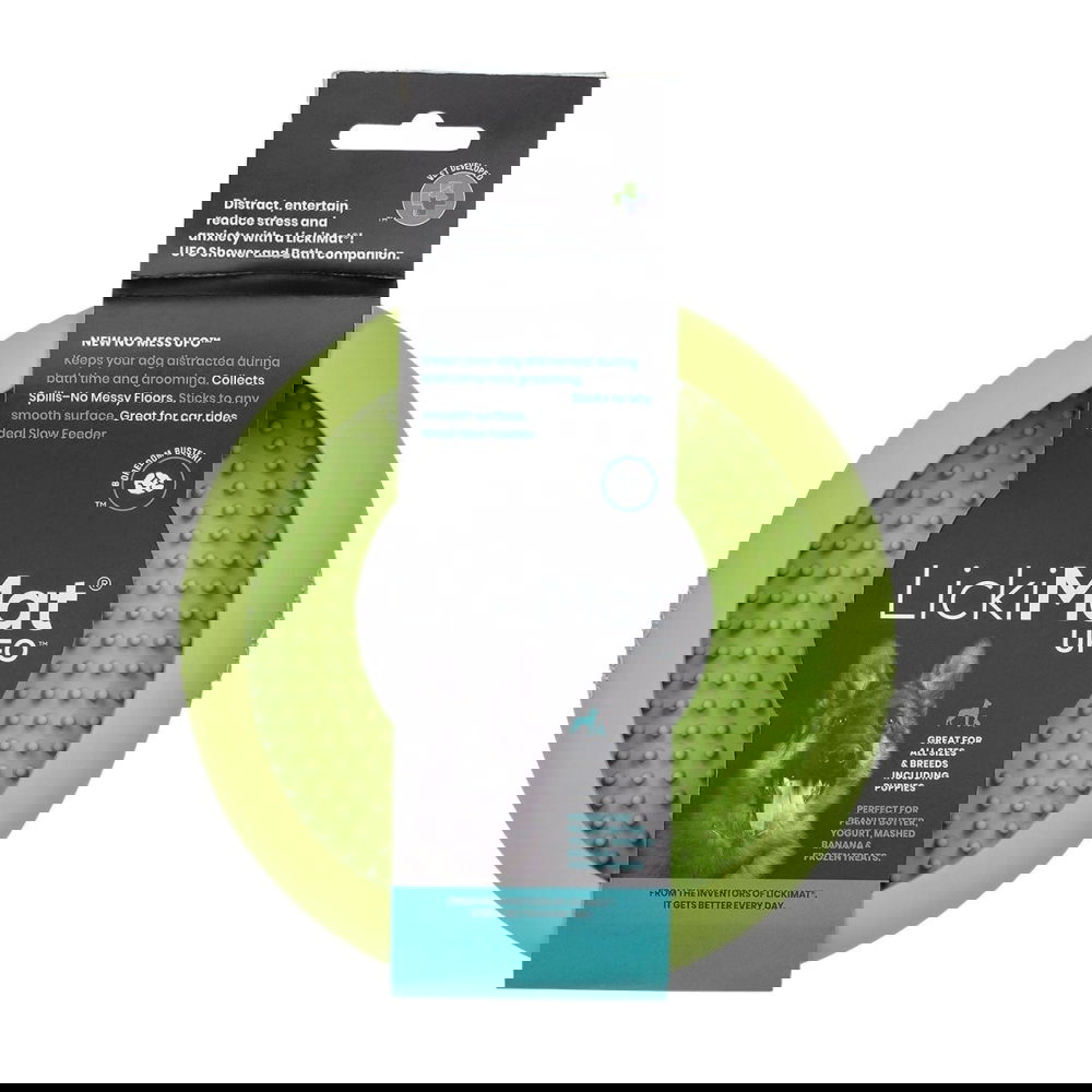 LickiMat UFO nuolumatto imukupeilla, vihreä